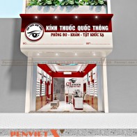 Thiết kế tiệm kính thuốc Quốc Thông tối ưu trải nghiệm khách hàng
